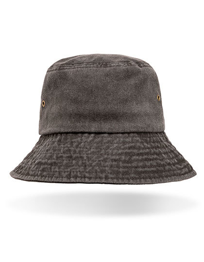 Kapelusz Bucket Bawełniany Vintage Vintage Black RH093-1409216 