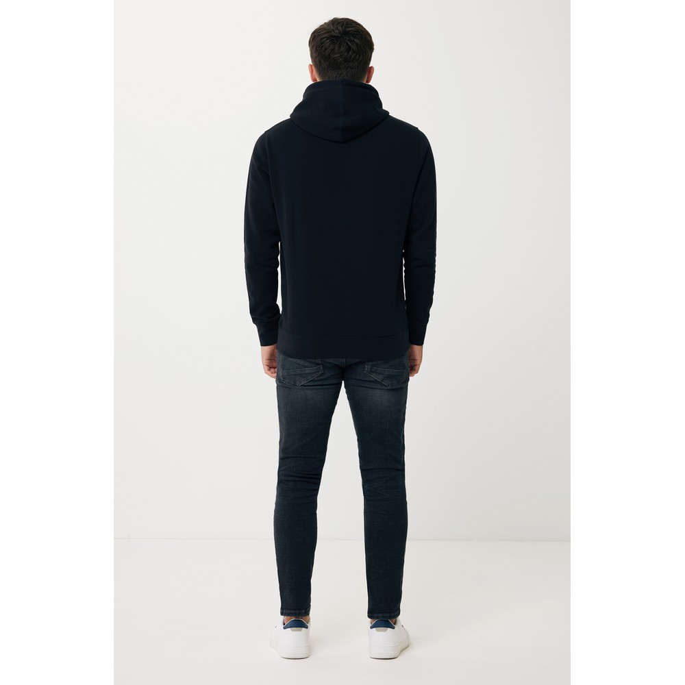 Lekka bluza z kapturem Iqoniq Rila, bawełna z recyklingu Czarny T9404.001.4XL (9)