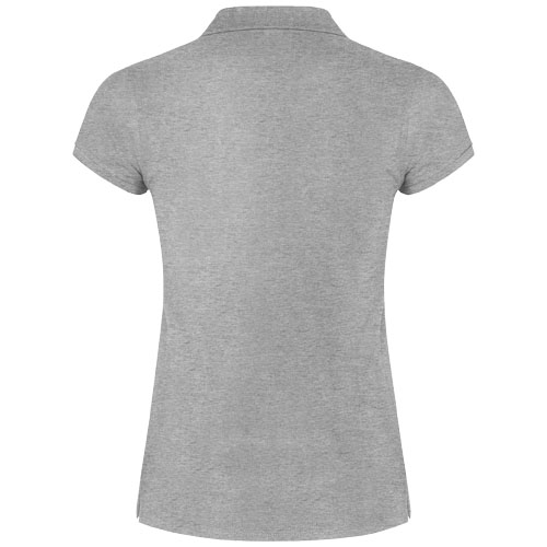 Star koszulka damska polo z krótkim rękawem Marl Grey R66342U5 (2)
