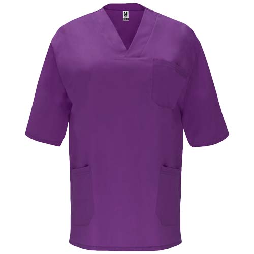 Panacea 160 g/m2 bluzka do pracy unisex z krótkim rękawem  Winogronowy R90984W0 