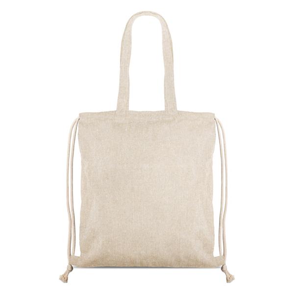 Gadżet reklamowy - Plecak z recyklingowej bawełny 140 g / RecyPack