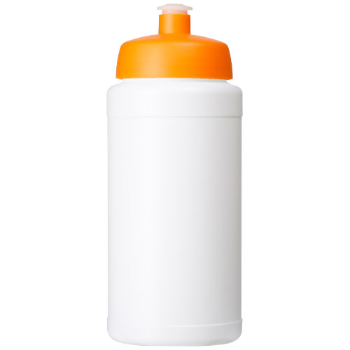 Bidon Baseline® Plus o pojemności 500 ml z wieczkiem sportowym Biały-Pomarańczowy 21068807 (2)