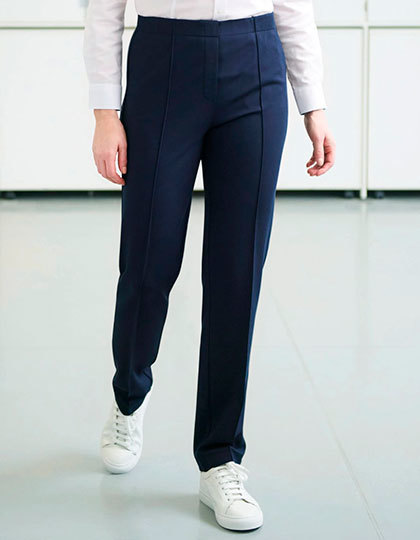 Spodnie Damskie Slim Elastyczne Navy BR2400-815701 