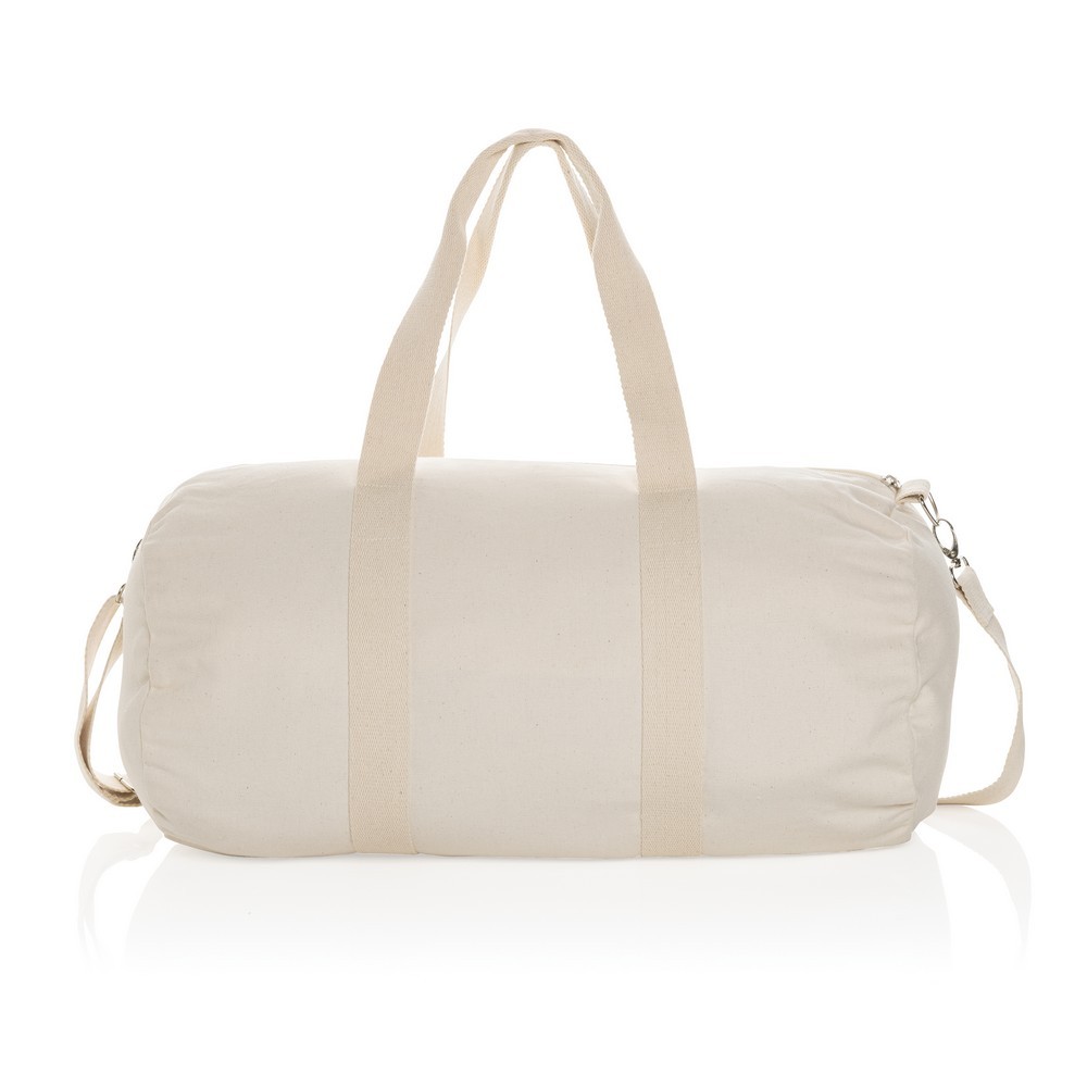 Torba sportowa, podróżna AWARE™, bawełna z recyklingu Biały P707.190 (3)