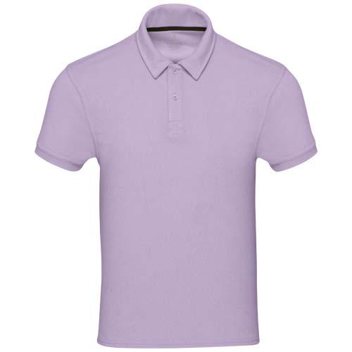Koszulka polo Akoya, unisex, z materiału frotte z recyklingu  Liliowy 37544350 (2)