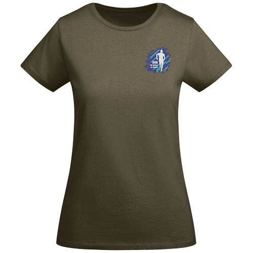 Breda koszulka damska z krótkim rękawem Militar Green R66995M5 (1)