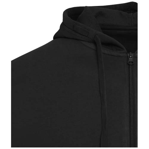 Jasper bluza unisex z kapturem z materiału organicznego pochodzącego z recyklingu z certyfikatem OCS, o gramaturze 280 g/m² Czarny 3966690A (4)