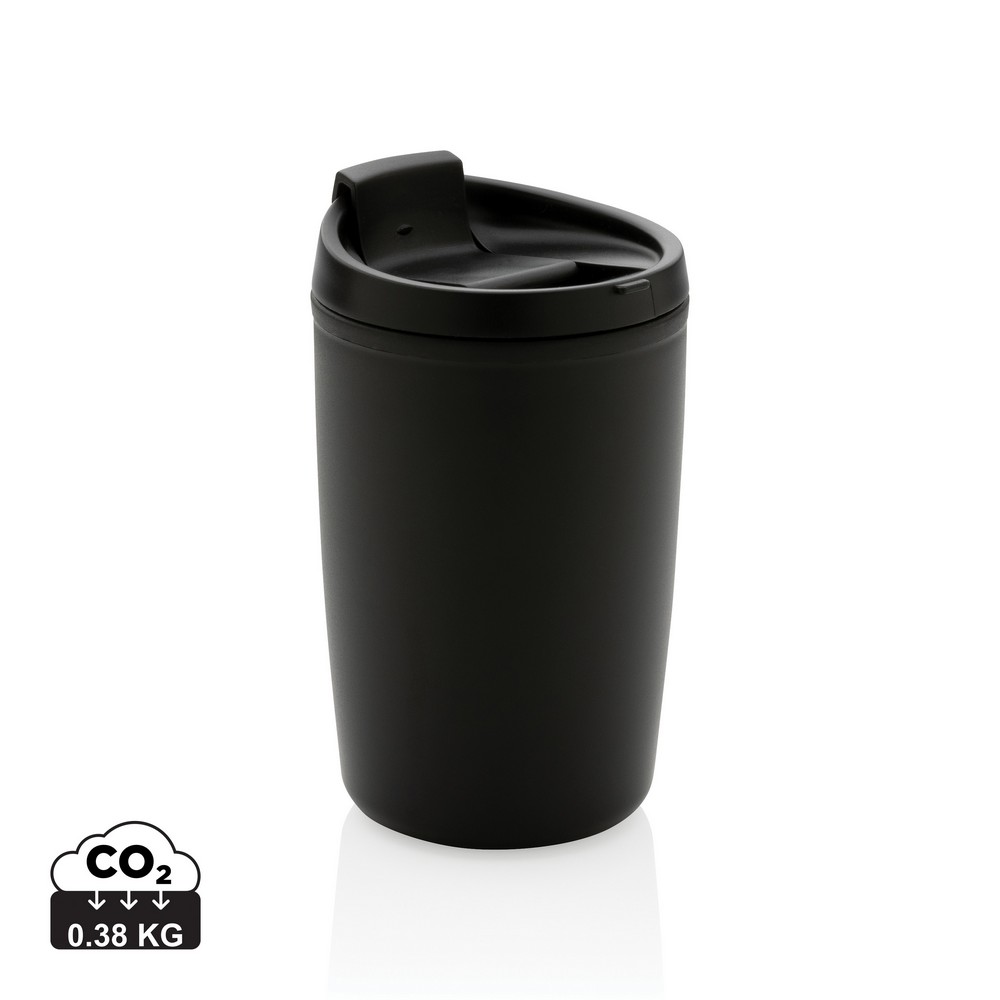Kubek podróżny 300 ml z PP z recyklingu Czarny P433.081 (7)
