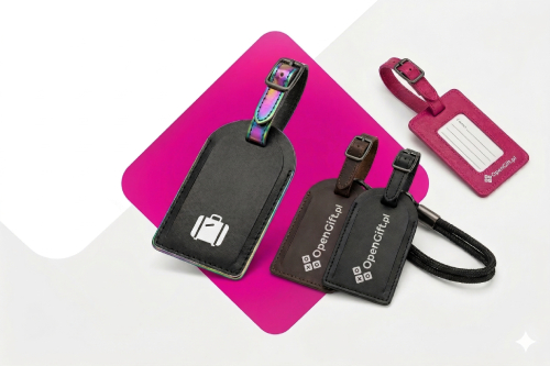 Zawieszki do bagażu z logo