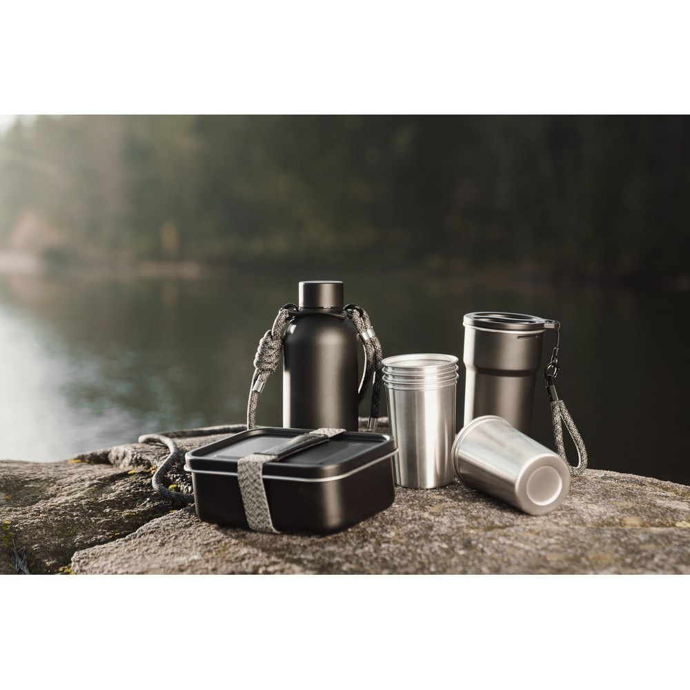 Zestaw kubków podróżnych 250 ml VINGA Parks, 4 el. Black VG675-03 (1)
