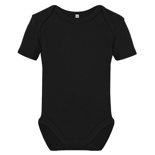 Body Niemowlęce Krótki Rękaw Bawełna Organiczna Black X11120-599041 