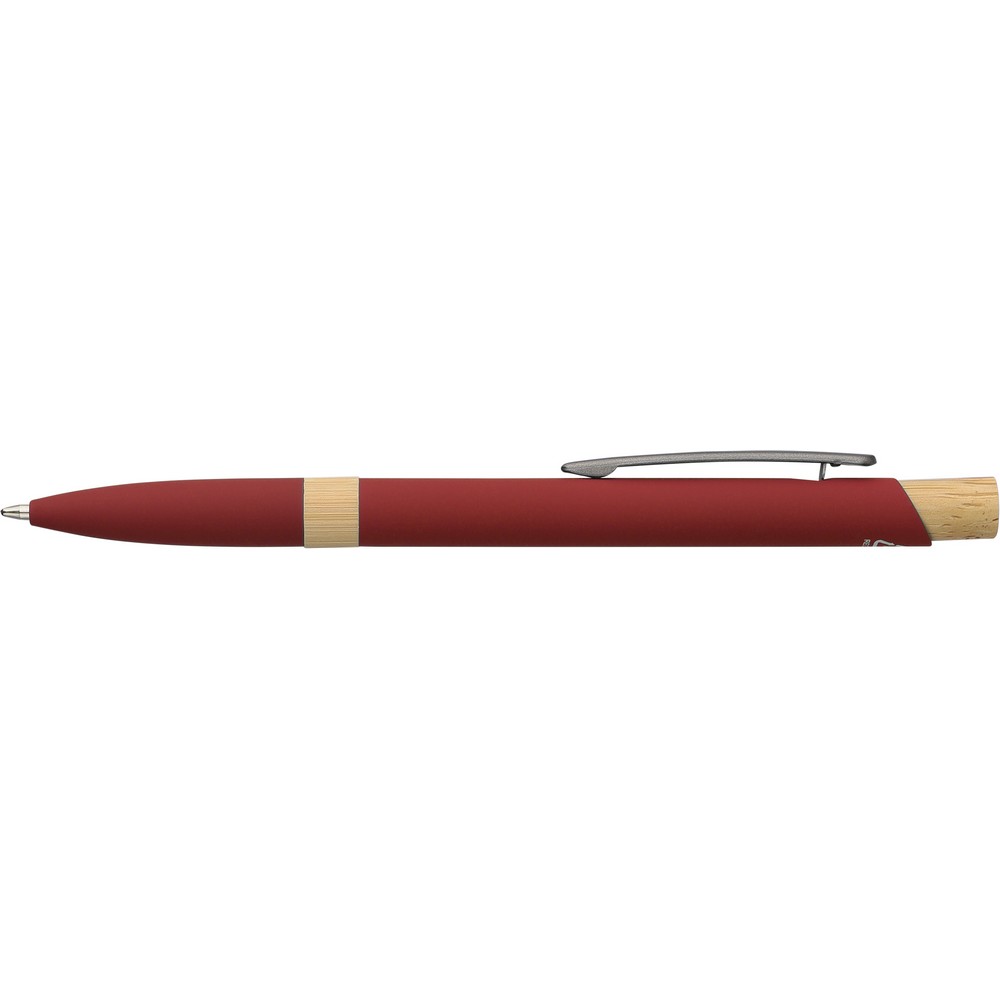 Długopis z aluminium z recyklingu Burgund VA894-12 (1)