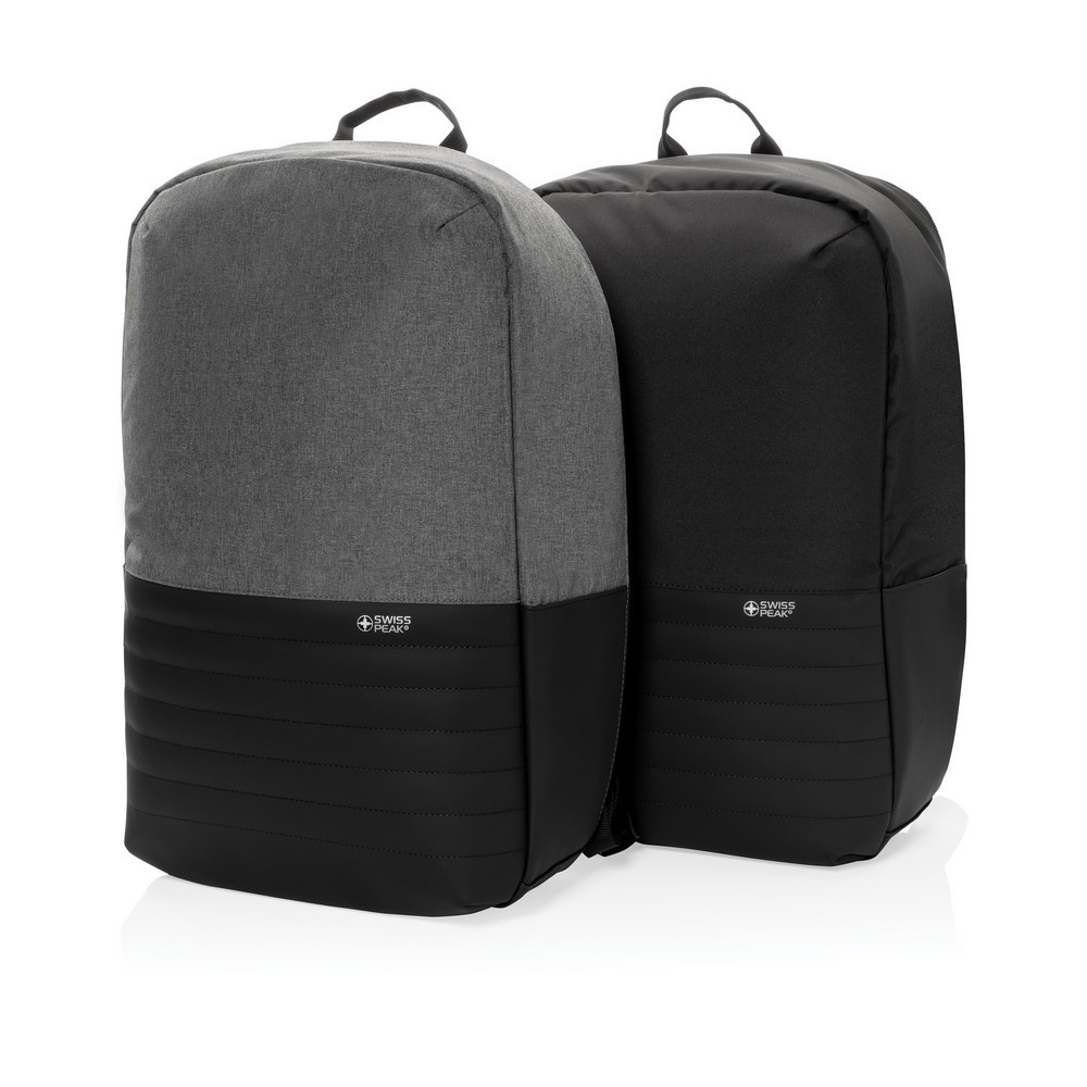 Plecak chroniący przed kieszonkowcami Swiss Peak AWARE™ RPET Szary P763.132 (8)