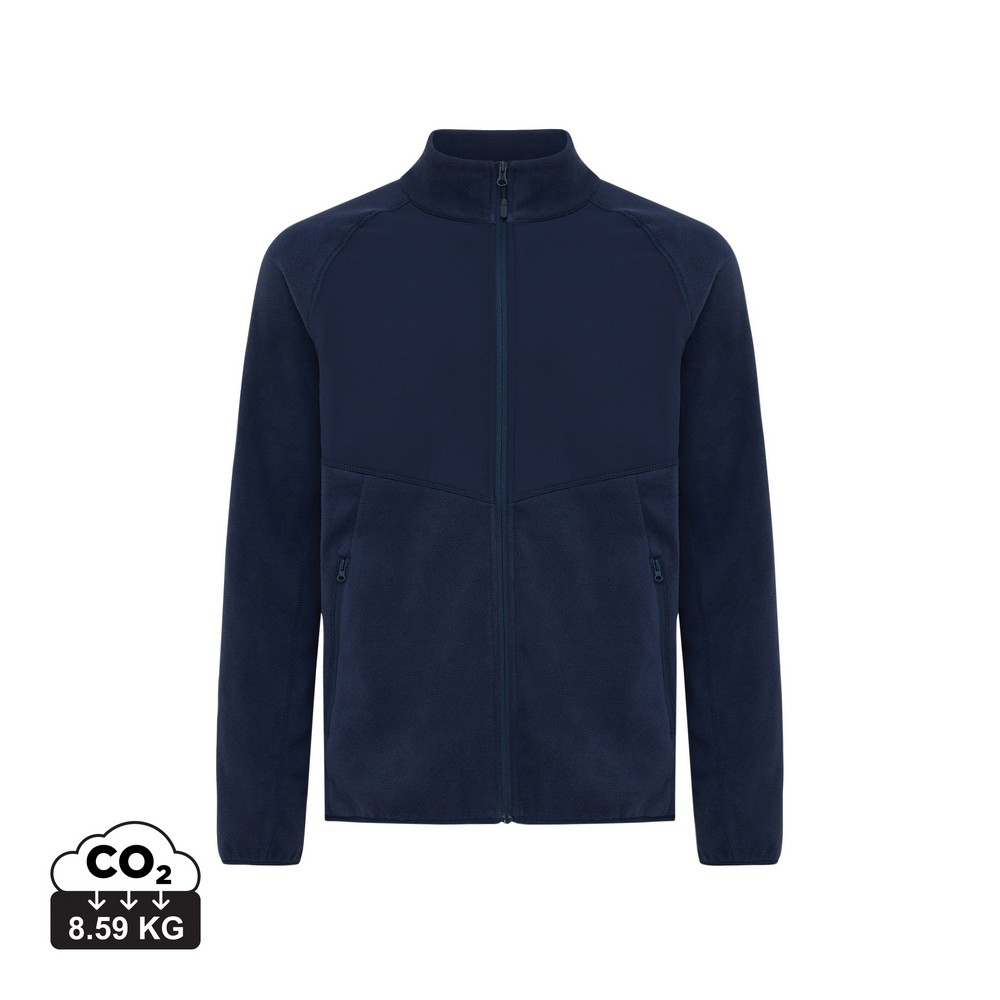 Kurtka z mikropolaru Iqoniq Talung, poliester z recyklingu Niebieski T9603.002.XL (12)