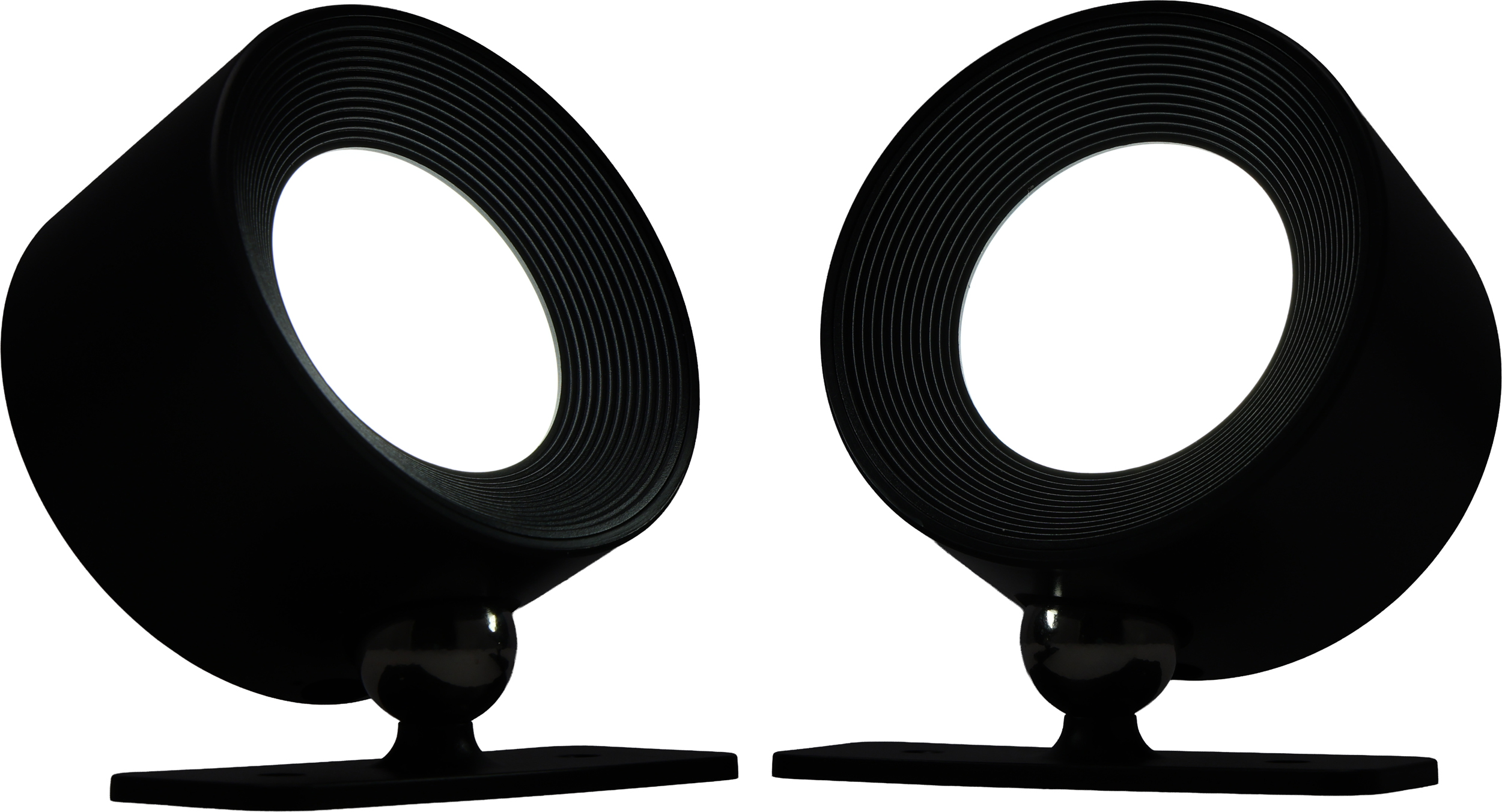 Lampy ścienne 2 szt. CrisMa HEDWIG Czarny 9488003 (1)