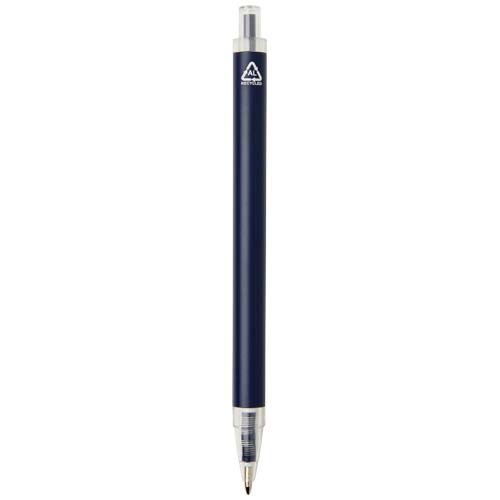 Długopis Spectrum wykonany z recyklingowanego aluminium (niebieski tusz) Granatowy 10740455 (2)