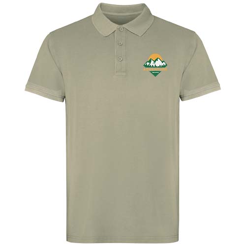 Austral koszulka polo unisex z krótkim rękawem  Khaki R2202E30 (1)