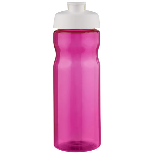 Bidon H2O Base® o pojemności 650 ml z wieczkiem zaciskowym Magenta-Biały 21004526 (2)
