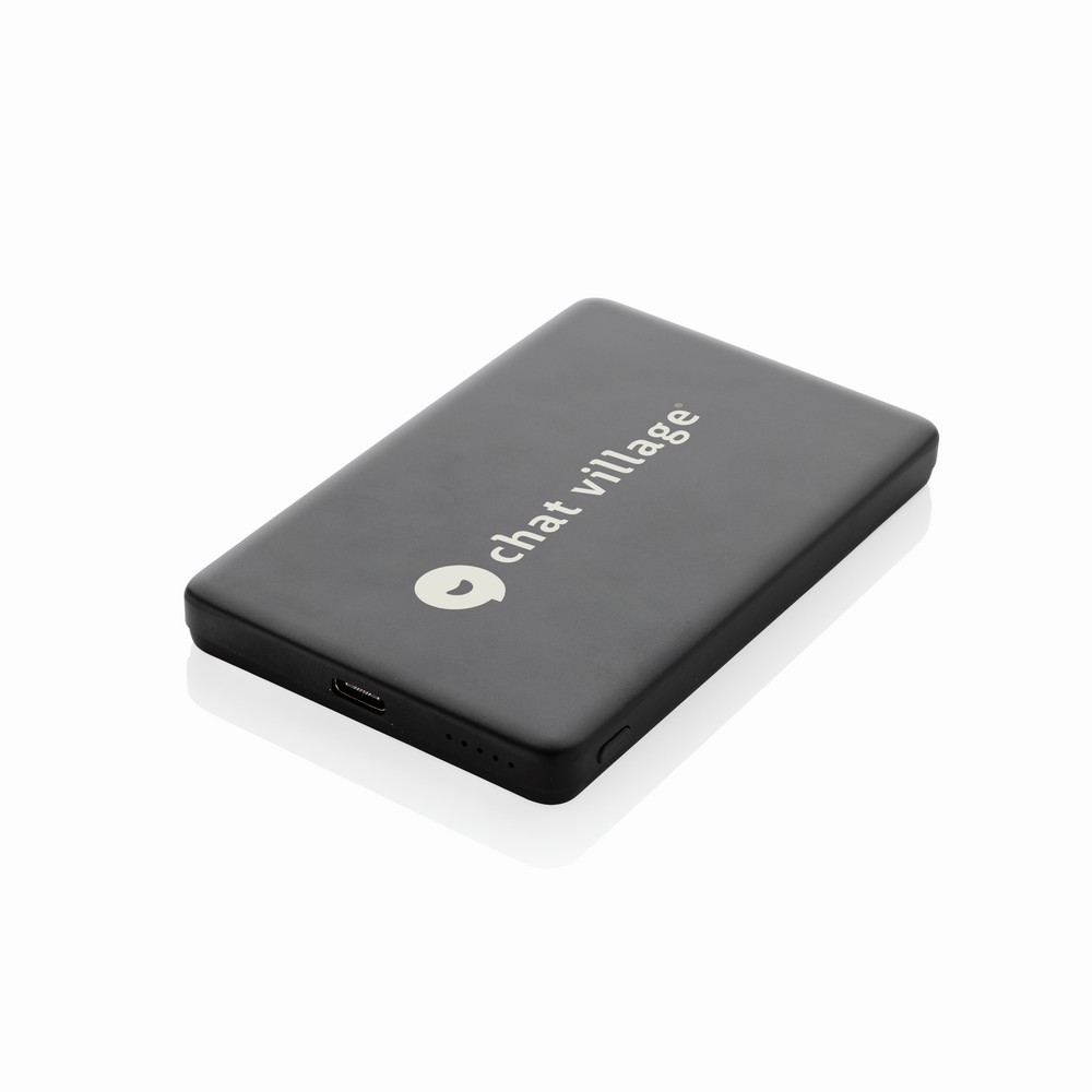 Power bank 5000 mAh, ładowarka bezprzewodowa 5W Orion Czarny P322.6001 (7)