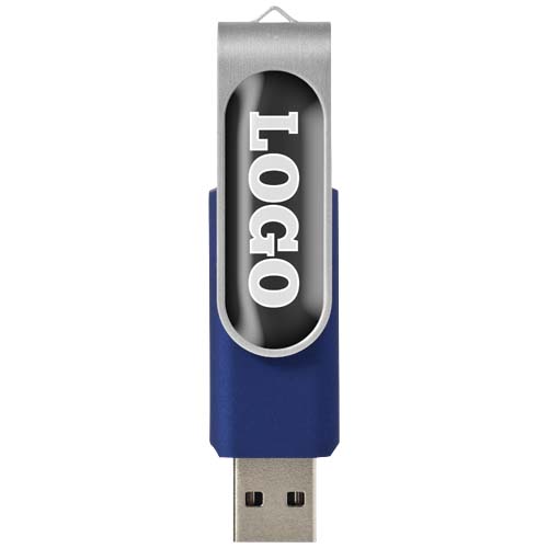 Rotate pendrive wyposażony w interfejs USB 3.0 z wypukłym nadrukiem Niebieski 1Z50991K (2)