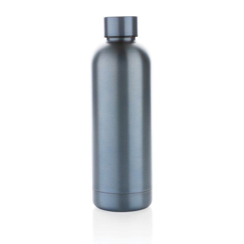 Butelka termiczna 500 ml, stal nierdzewna z recyklingu Niebieski P435.708 (1)