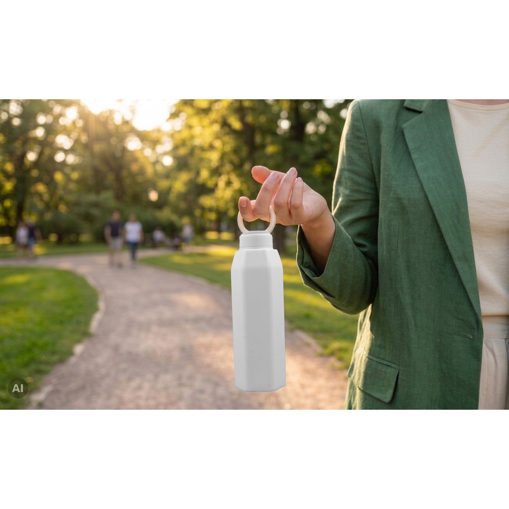 Butelka termiczna 470 ml z uchwytem Air Gifts | Dalamia Biały VA949-02 (8)