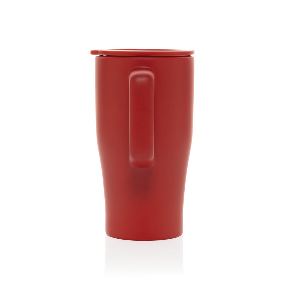Ceramiczny kubek podrożny 490 ml Czerwony P437.2204 (3)