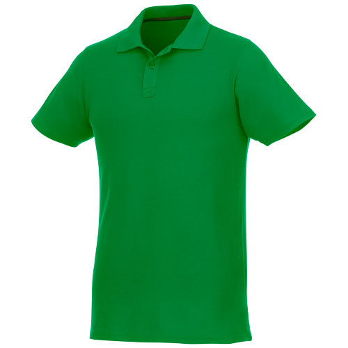 Helios - koszulka męska polo z krótkim rękawem Zielona paproć 38106690 (2)