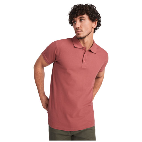 Star koszulka męska polo z krótkim rękawem Chrysanthemum Red R66384K5 (3)
