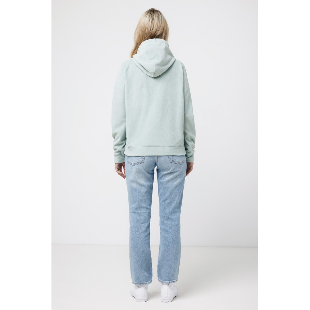 Bluza z kapturem z mikropolaru Iqoniq Trivor, RPET Zielony T9403.023.L (1)