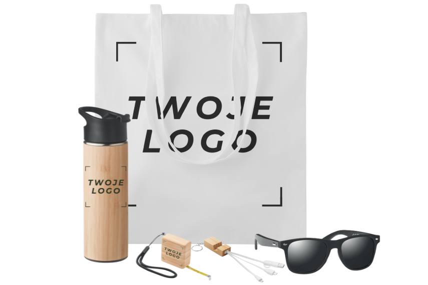 Gadżet reklamowy - 20x Zestaw gadżetów Bamboo