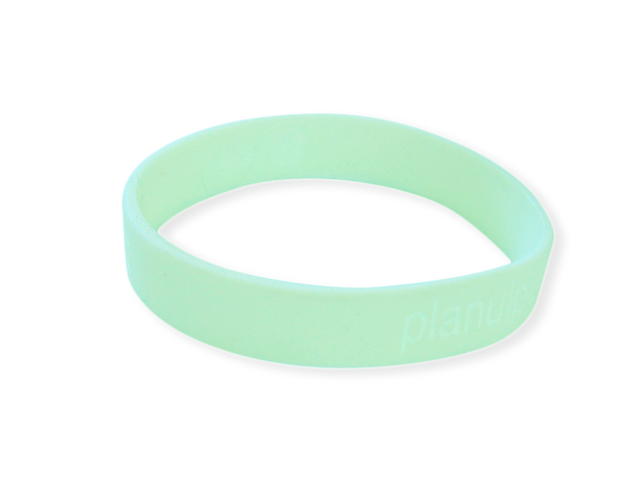 Gadżet reklamowy - 500x Opaska silikonowa fluroestencyjna + tłoczenie