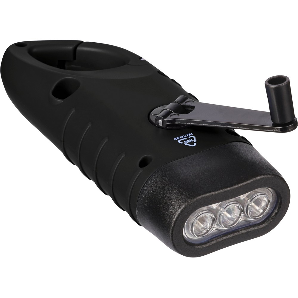 Latarka solarna, lampka LED Czarny VB346-03 (4)