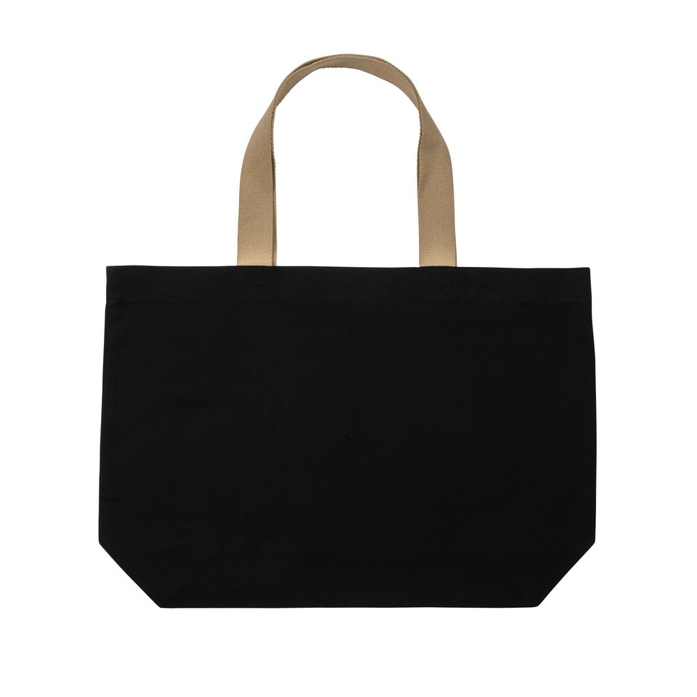 Torba na zakupy AWARE™, bawełna z recyklingu Czarny P762.951 (1)
