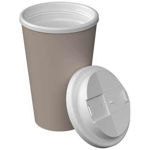 Kubek termiczny Americano® Infiniti o pojemności 350 ml z pokrywką zapobiegającą rozlewaniu się napoju Ciepły szary 21090506 (3)