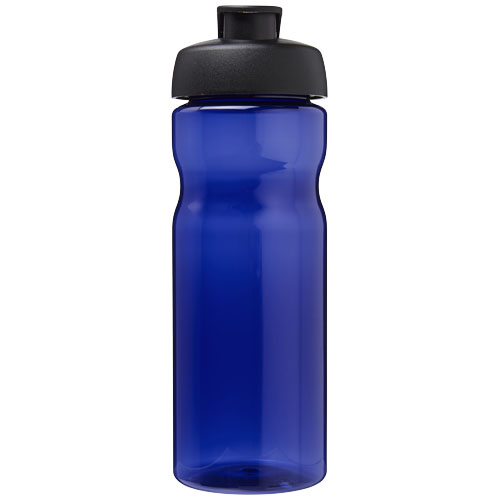 Bidon H2O Eco o pojemności 650 ml z wieczkiem zaciskowym Niebieski-Czarny 21009711 (2)