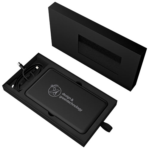 Kieszonkowy powerbank solarny SCX.design P29 Czarny-Biały 1PX04000 (1)