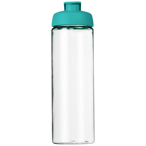 Bidon H2O Vibe o pojemności 850 ml z otwieranym wieczkiem Przezroczysty-Turkusowy niebieski 21009405 (2)