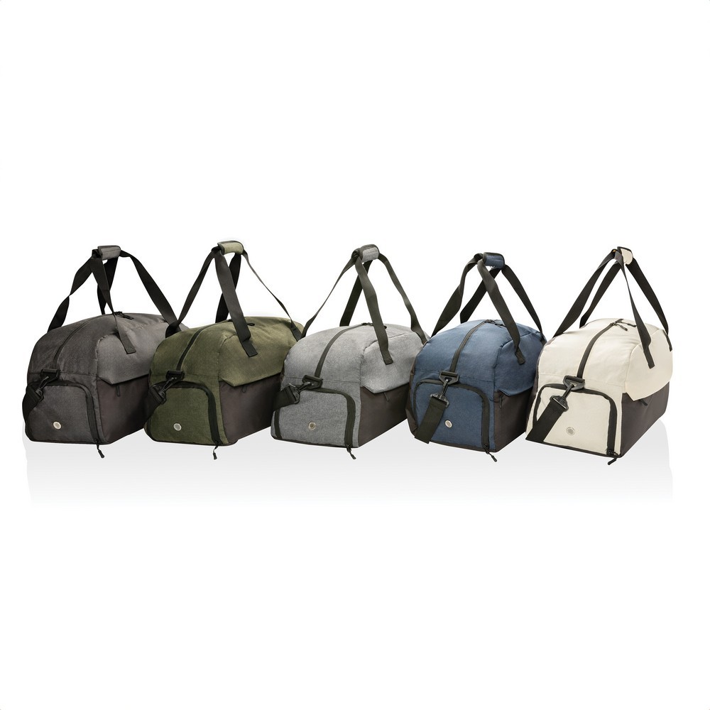 Torba sportowa, podróżna AWARE™ Kazu, RPET Szary P707.202 (7)