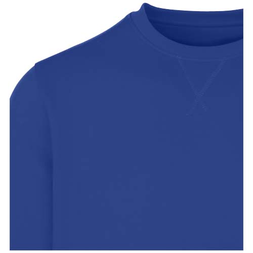 Jasper organiczna bluza unisex z recyklingu o gramaturze 280 g/m² z okrągłym dekoltem i certyfikatem OCS Niebieski 3956152A (5)