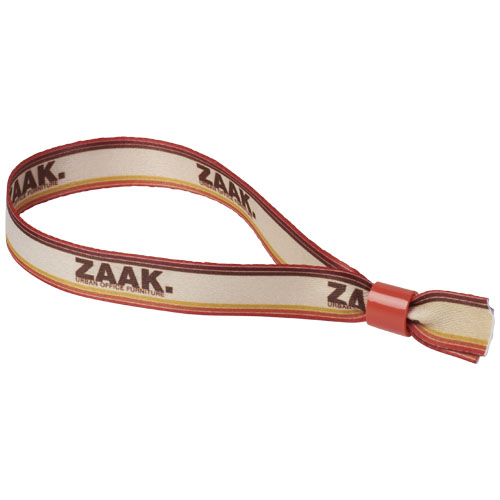 El / Bransoletka sublimacyjna z plastikowym klipsem Czerwony 1PL01404 