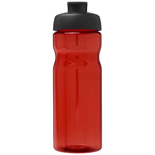 Bidon H2O Eco o pojemności 650 ml z wieczkiem zaciskowym Czerwony-Czarny 21009797 (3)