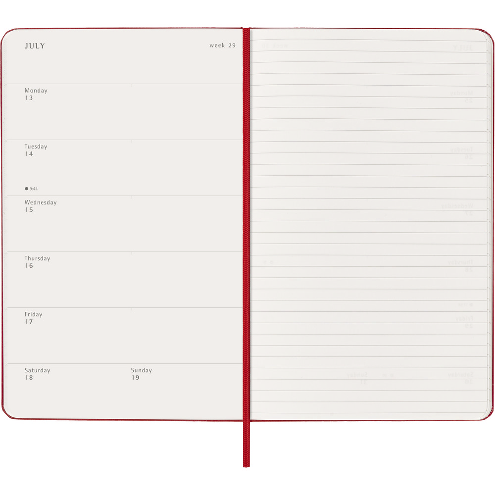 Kalendarz MOLESKINE Czerwony VM399-05/2027 (5)