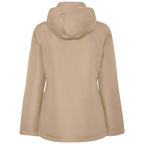 America damska ocieplana kurtka typu parka Ciemny piasek R50731I1 (2)