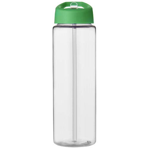 Bidon H2O Vibe o pojemności 850 ml z wieczkiem z dzióbkiem Przezroczysty-Zielony 21009610 (2)