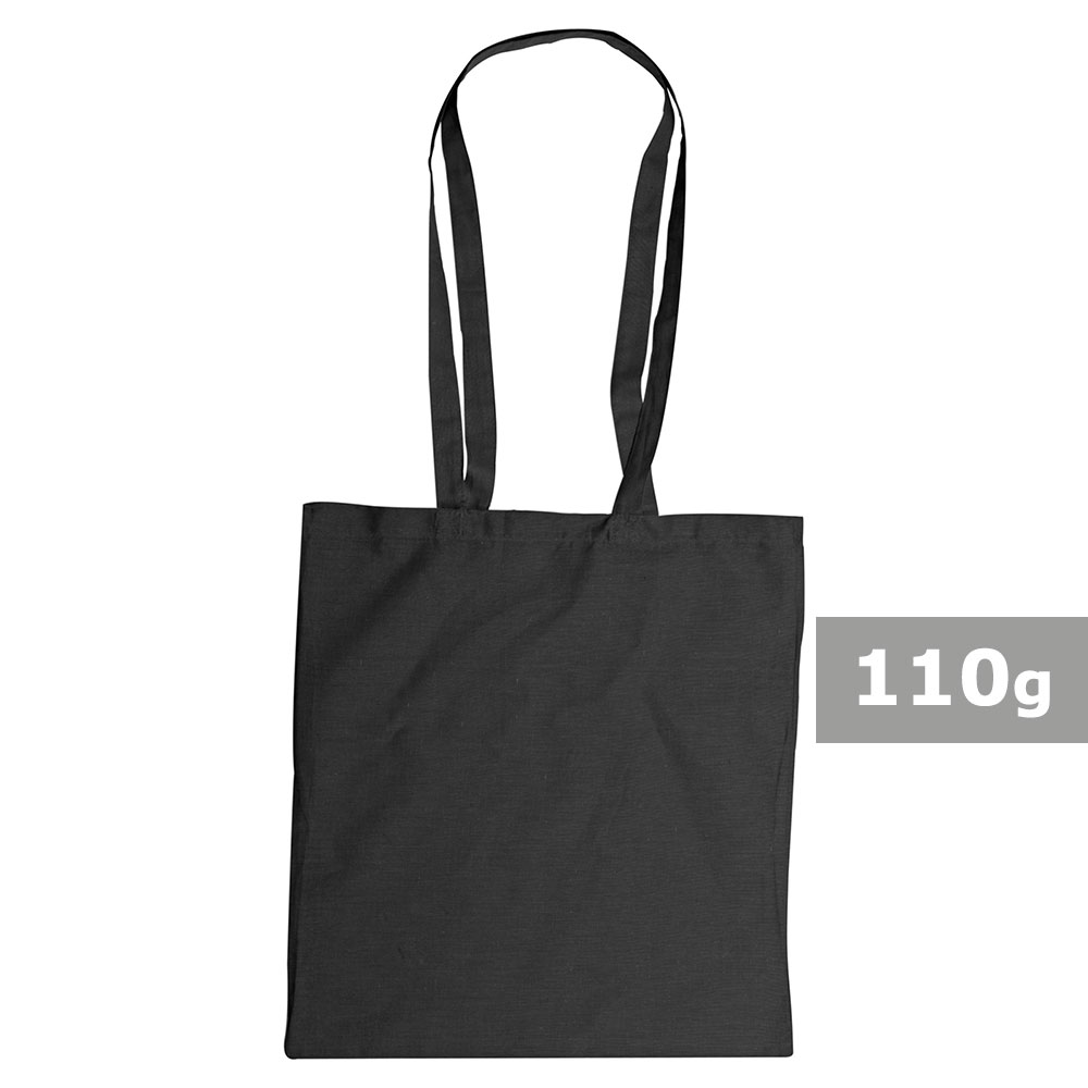 Torba bawełniana na zakupy Czarny V5801-03 