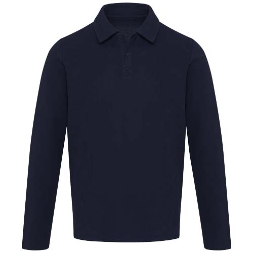 Apollo koszulka polo z długim rękawem, uniseks Granatowy 3955055A (2)