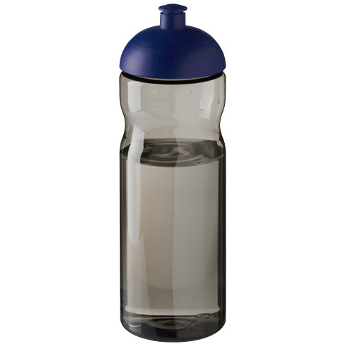 Bidon H2O Eco o pojemności 650 ml z wypukłym wieczkiem Węgiel drzewny-Królewski niebieski 21009802 