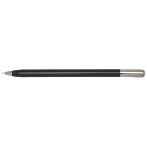 SMART - SMART długopis kulkowy z mechanizmem obrotowym typu twist z recyklingowanego aluminium (czarny tusz). Czarny 10728290 (3)