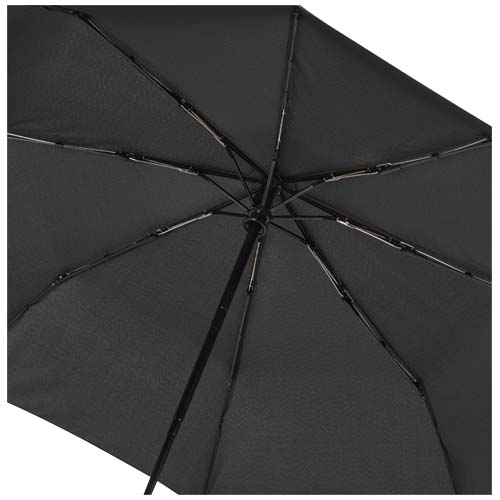 Składany parasol SMART 21 cali, wykonany z tworzywa sztucznego RPET Czarny 13016290 (4)